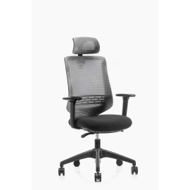 Aluminium Base High-Back Mesh Chair
