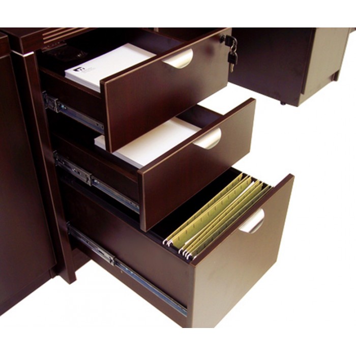 Glass L Shape Reception Desk