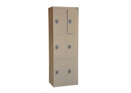 6-Door Locker (Three Tiers)