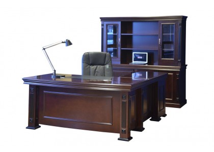 66"W Veneer Executive Desk