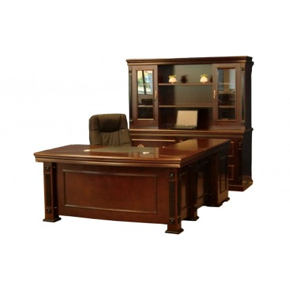 66"W Veneer Executive Desk