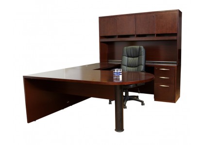 AB Veneer U-Shape Executive Workstation