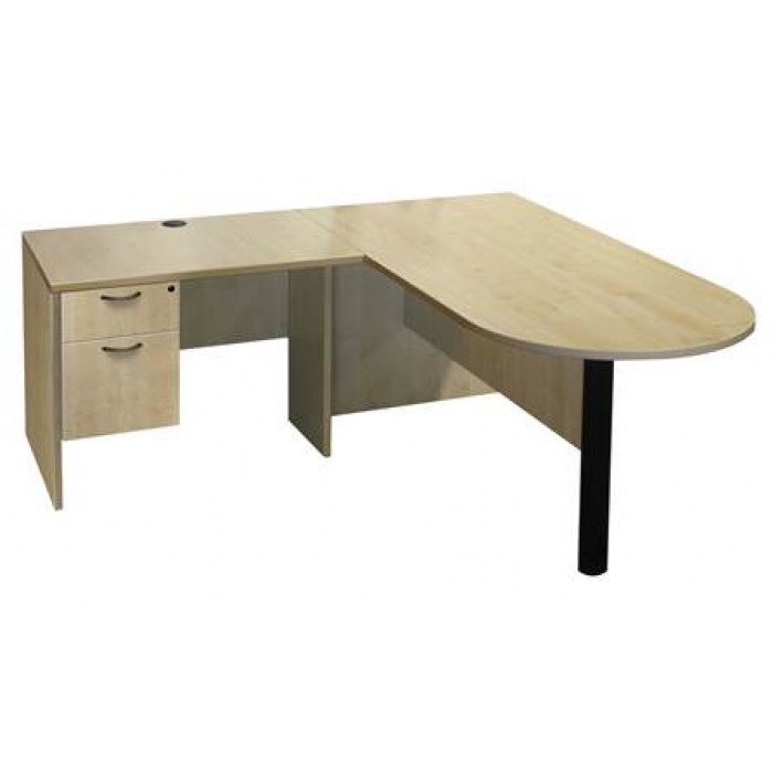 Maple Color L Shape Desk